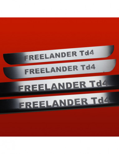 LAND ROVER FREELANDER 1 Battitacco sottoporta FREELANDER TD45 porte Acciaio inox 304 Finitura opaca