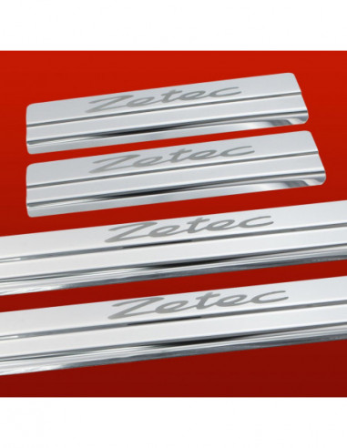 FORD FOCUS MK3 Door sills kick plates ZETEC Facelift Stainless Steel 304 Mirror Finish