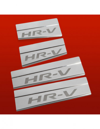 HONDA HR-V MK2 Nakładki progowe na progi HRV   Stal nierdzewna 304 połysk