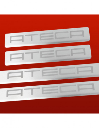 SEAT ATECA  Door sills kick plates   Stainless Steel 304 Mat Finish