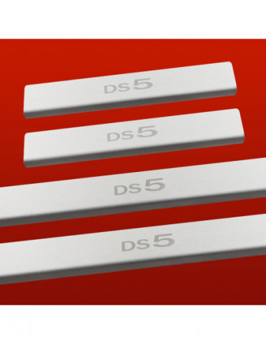 CITROEN DS5  Door sills kick plates  Facelift Stainless Steel 304 Mat Finish