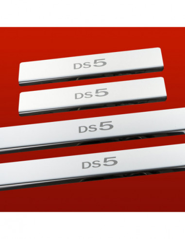 CITROEN DS5  Door sills kick plates  Facelift Stainless Steel 304 Mirror Finish