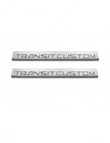 FORD TRANSIT CUSTOM  Door sills kick plates   Stainless Steel 304 Mirror Finish