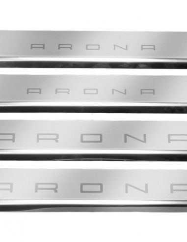 SEAT ARONA  Door sills kick plates   Stainless Steel 304 Mirror Finish