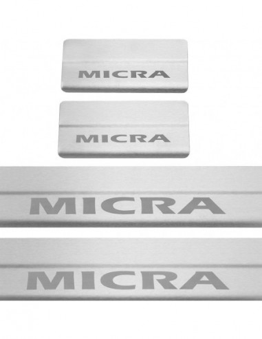 NISSAN MICRA K14 Einstiegsleisten Türschwellerleisten    Edelstahl 304 Matte Oberfläche