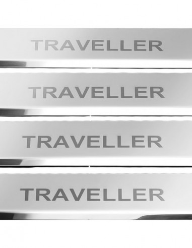 PEUGEOT TRAVELLER  Plaques de seuil de porte   Acier inoxydable 304 Finition miroir