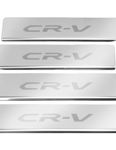 HONDA CR-V MK5 Door sills kick plates  Facelift Stainless Steel 304 Mirror Finish
