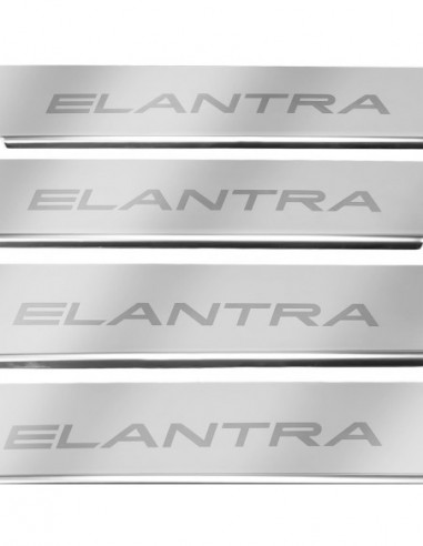 HYUNDAI ELANTRA MK6 Battitacco sottoporta  Acciaio inox 304 finitura a specchio