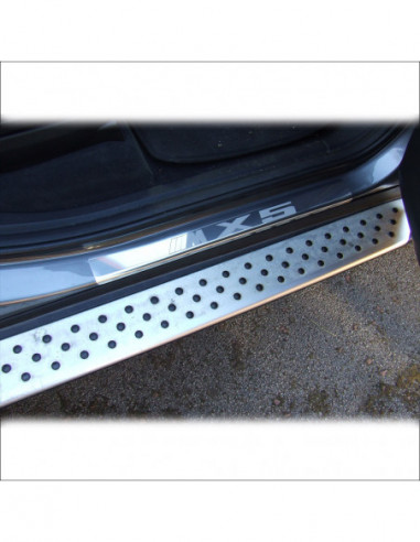 BMW X5 E70 M X5 TYPE2 Stainless Steel 304 Mirror Finish Interior Door sills kick plates
