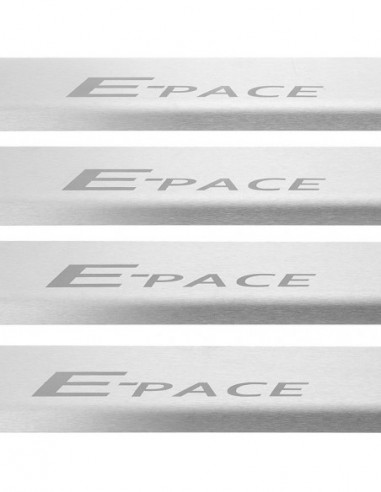 JAGUAR E-PACE  Plaques de seuil de porte   Acier inoxydable 304 fini mat