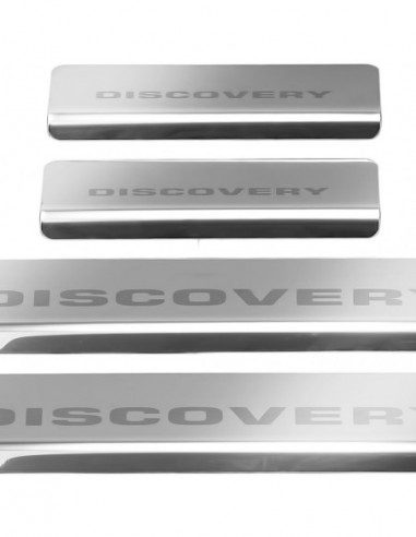 LAND ROVER DISCOVERY MK5 Door sills kick plates   Stainless Steel 304 Mirror Finish