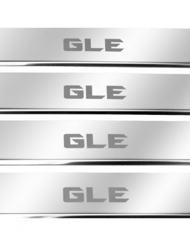 MERCEDES GLE W166 Einstiegsleisten Türschwellerleisten    Edelstahl 304 Spiegelglanz