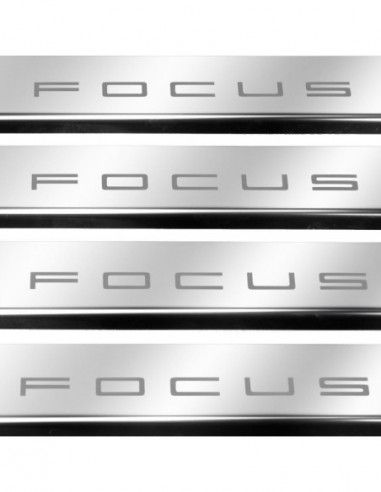 FORD FOCUS MK4 Door sills kick plates   Stainless Steel 304 Mirror Finish