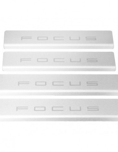 FORD FOCUS MK4 Door sills kick plates   Stainless Steel 304 Mat Finish