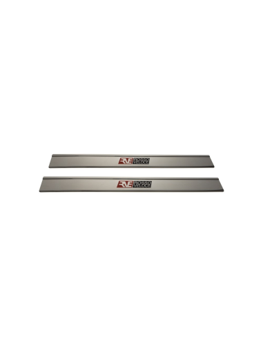 ALFA ROMEO MITO  Door sills kick plates ROSSO VELOCE  Stainless Steel 304 Mirror Finish