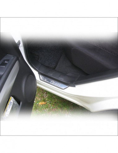 VW POLO MK5 6R POLO Stainless Steel 304 Mirror Finish Interior Door sills kick plates