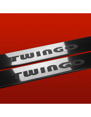 RENAULT TWINGO MK1 Door sills kick plates   Stainless Steel 304 Mirror Finish