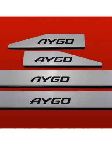 TOYOTA AYGO MK1 5-drzwiowe listwy...