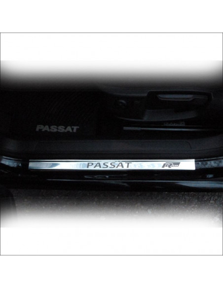 VOLKSWAGEN PASSAT B6 Plaques de seuil de porte PASSAT RLINE  Acier inoxydable 304 Finition miroir