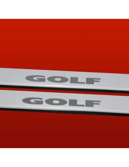 VOLKSWAGEN GOLF MK3 Battitacco sottoporta 3 porte Acciaio inox 304 finitura a specchio
