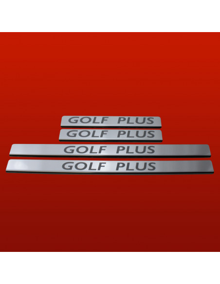 VOLKSWAGEN GOLF PLUS MK5 5-drzwiowe listwy progowe stal nierdzewna 304 wykończenie połysk