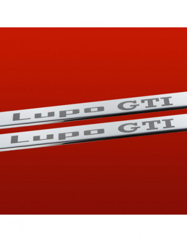 VW LUPO  Door sills kick plates LUPO GTI  Stainless Steel 304 Mirror Finish