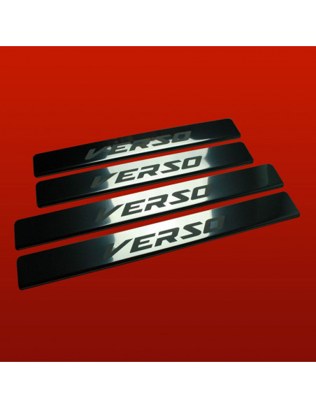 TOYOTA VERSO MK1 Plaques de seuil de porte   Acier inoxydable 304 Finition miroir