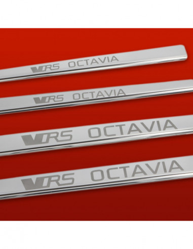 SKODA OCTAVIA MK1 Door sills kick plates VRS OCTAVIA  Stainless Steel 304 Mirror Finish