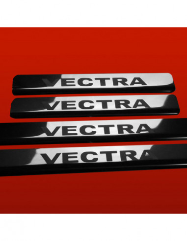 OPEL/VAUXHALL VECTRA B Door sills kick plates   Stainless Steel 304 Mirror Finish