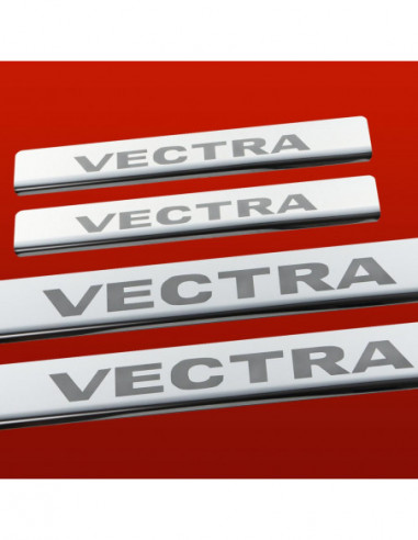 OPEL/VAUXHALL VECTRA C Battitacco sottoporta Hatchback/Berlina Acciaio inox 304 finitura a specchio