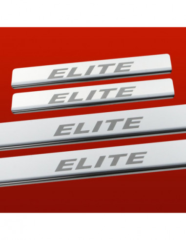 OPEL/VAUXHALL VECTRA C Door sills kick plates ELITE Hatchback/Saloon Stainless Steel 304 Mirror Finish