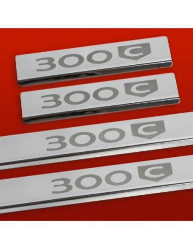 CHRYSLER 300C MK1 Door sills kick plates 300 C  Stainless Steel 304 Mirror Finish