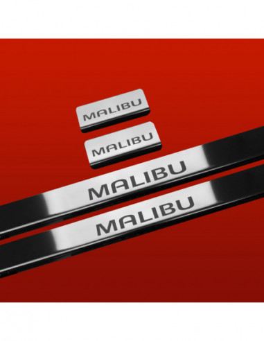 CHEVROLET MALIBU MK7 Door sills kick plates   Stainless Steel 304 Mirror Finish