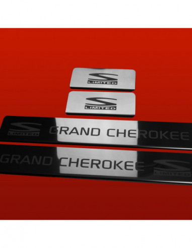 JEEP GRAND CHEROKEE MK4 WK2 Battitacco sottoporta GRAND CHEROKEE S Acciaio inox 304 finitura a specchio