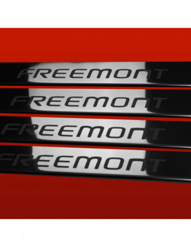 FIAT FREEMONT  Door sills kick plates   Stainless Steel 304 Mirror Finish