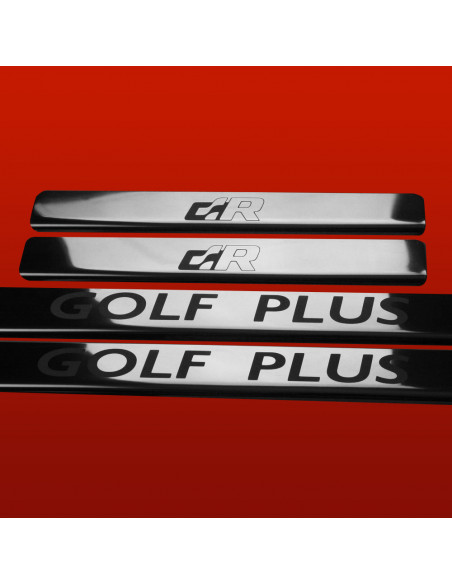 VOLKSWAGEN GOLF PLUS MK5 Einstiegsleisten Türschwellerleisten GOLF PLUS R  Edelstahl 304 Spiegelglanz