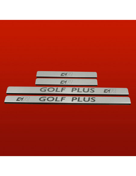 VOLKSWAGEN GOLF PLUS MK5 Einstiegsleisten Türschwellerleisten GOLF PLUS R  Edelstahl 304 Spiegelglanz