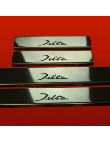 LANCIA DELTA MK3 Door sills kick plates   Stainless Steel 304 Mirror Finish