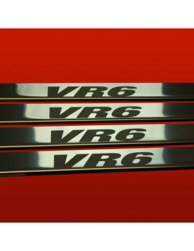 VW PASSAT B4 Door sills kick plates VR6  Stainless Steel 304 Mirror Finish