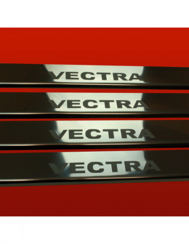 OPEL/VAUXHALL VECTRA A/CAVALIER Battitacco sottoporta  Acciaio inox 304 finitura a specchio