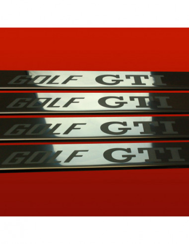 VOLKSWAGEN GOLF MK1 Einstiegsleisten Türschwellerleisten GOLF GTI 5 Türen Edelstahl 304 Spiegelglanz