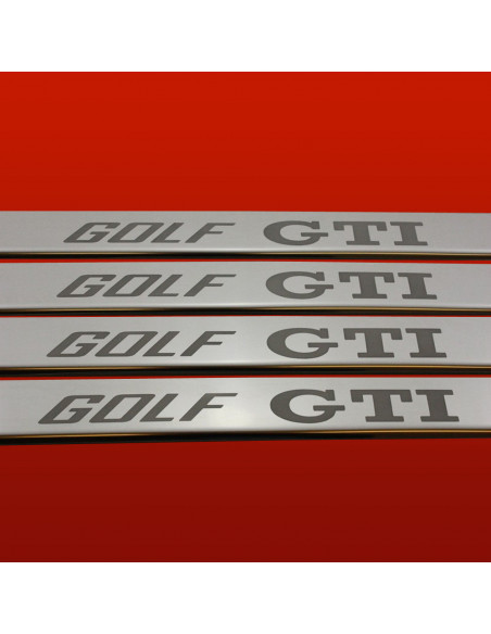 VW GOLF MK1 Prahové lišty pro GOLF GTI 5dveřové, nerezová ocel 304, zrcadlový povrch