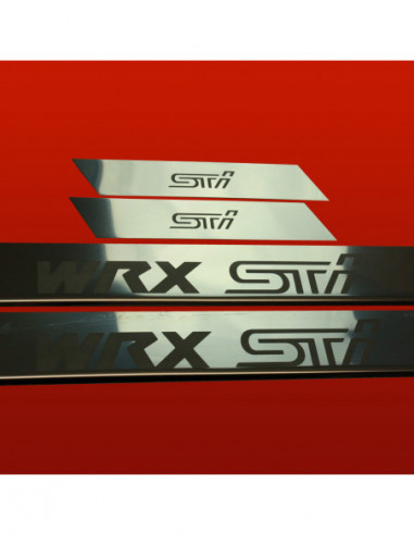SUBARU IMPREZA MK3 Door sills kick plates WRX STI  Stainless Steel 304 Mirror Finish