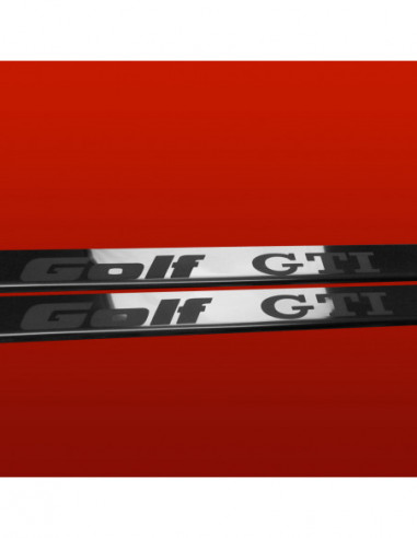 VOLKSWAGEN GOLF MK2 Einstiegsleisten Türschwellerleisten GOLF GTI 3 Türen Edelstahl 304 Spiegelglanz