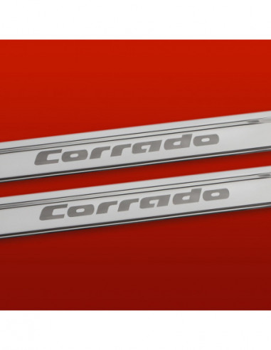 VW CORRADO  Door sills kick plates   Stainless Steel 304 Mirror Finish