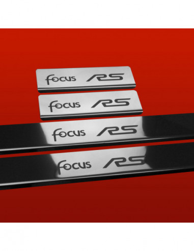 FORD FOCUS MK1 Door sills kick plates FOCUS RS 5 doors Stainless Steel 304 Mirror Finish