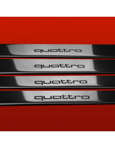 AUDI Q7 4L Door sills kick plates QUATTRO  Stainless Steel 304 Mirror Finish