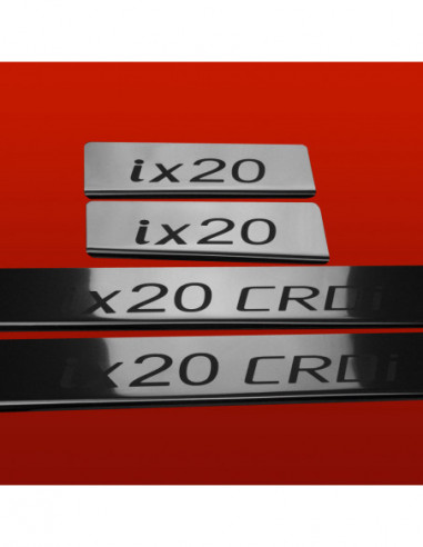 HYUNDAI IX20  Battitacco sottoporta IX20 CRDI Acciaio inox 304 finitura a specchio