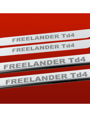 LAND ROVER FREELANDER 1 Battitacco sottoporta FREELANDER TD45 porte Acciaio inox 304 finitura a specchio