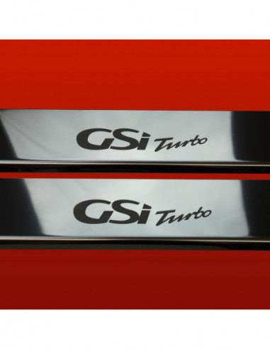 OPEL/VAUXHALL ASTRA MK6/J/IV Battitacco sottoporta GSI TURBO3 porte Acciaio inox 304 finitura a specchio